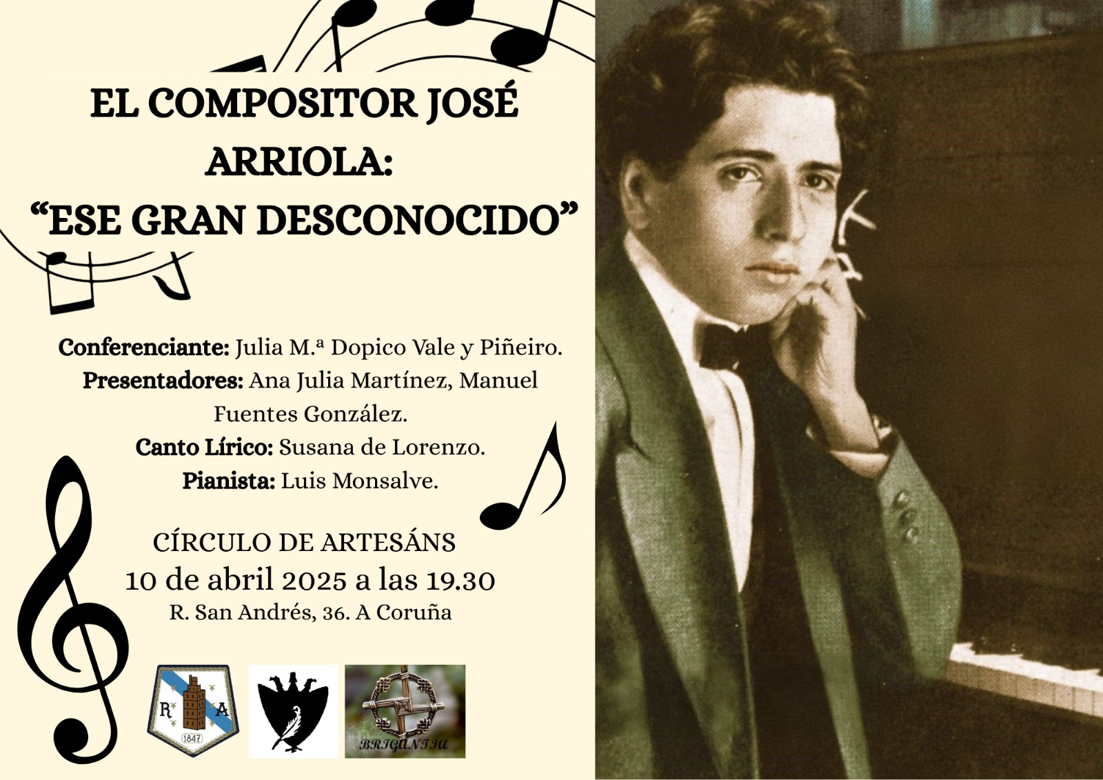Conferencia en el Círculo de Artesanos de A Coruña, José Arriola: » Ese gran desconocido»